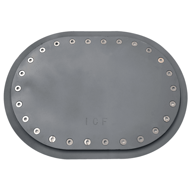 15" x 23" Multi-Bolt Flush Manhole (Model #MB505-1523A) - Painted Steel