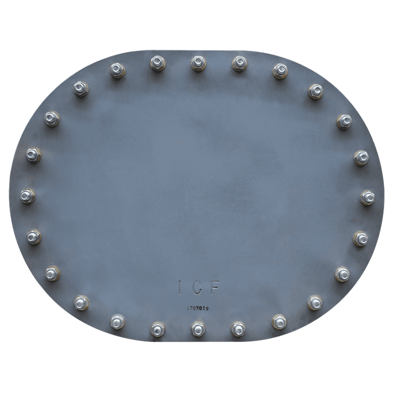 18" x 24" Multi-Bolt Raised Manhole (Model #MB502-1824A) - Painted Steel