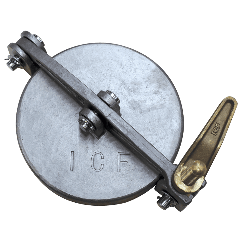 8" Ullage Hatch with 7/8" Coaming Height (Model #SS144-08A) - Stainless Steel