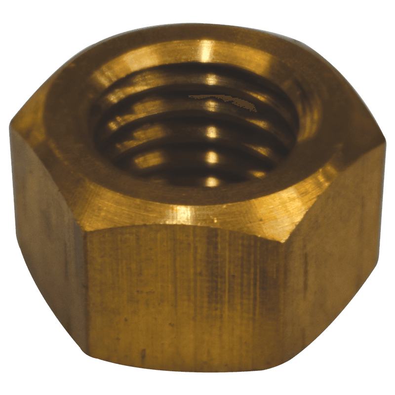Bronze Hex Nut for Multi-Bolt Raised Manholes (Model #2421)