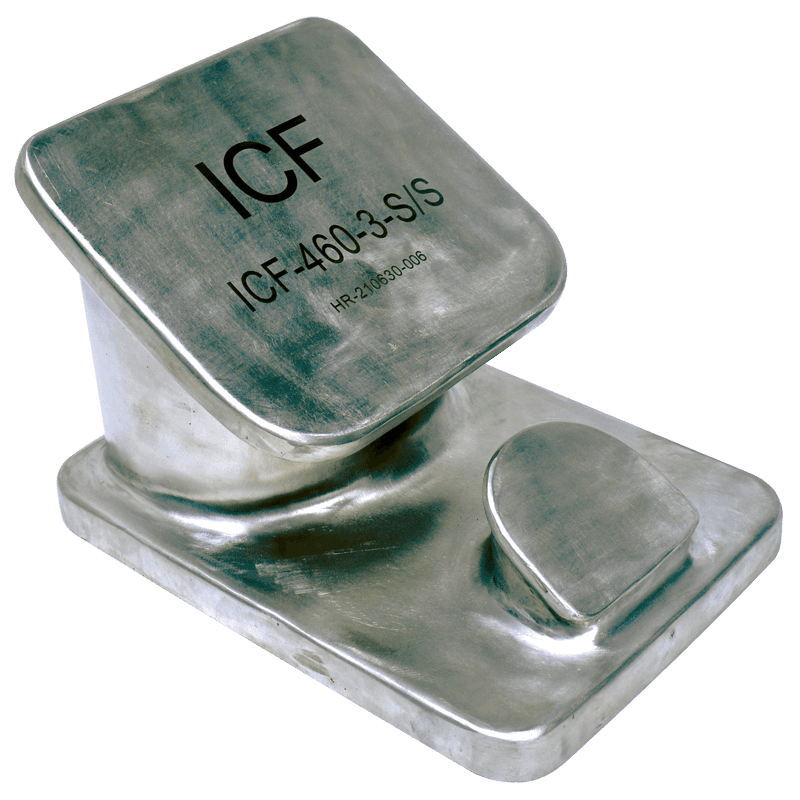 Stainless Steel Fixed Chock (Model #CH-460-3-SS)